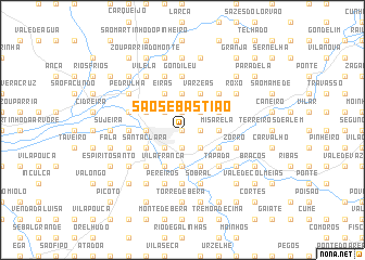 map of São Sebastião