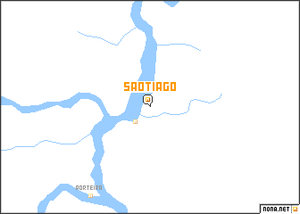 map of São Tiago