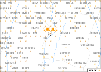 map of Saoulé