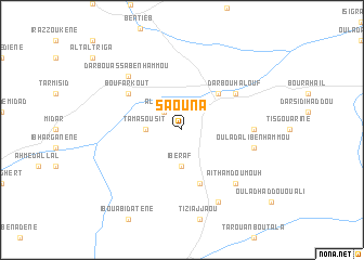 map of Saouna