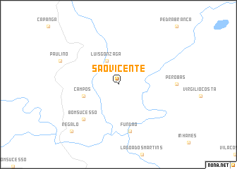 map of São Vicente