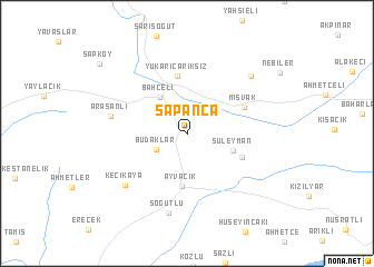 map of Sapanca