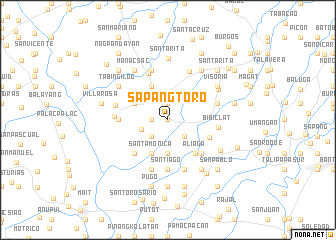 map of Sapang Toro