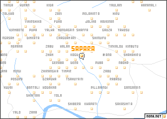 map of Sapara