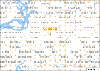 map of Sapāra