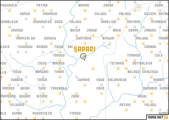 map of Sapari