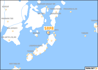 map of Sapa