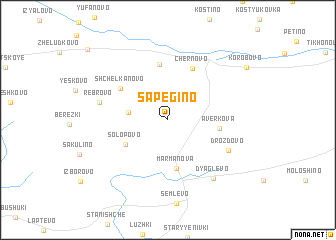 map of Sapegino