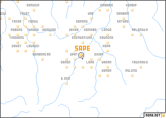 map of Sape