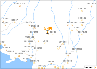 map of Sapi