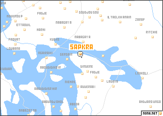 map of Sapkra