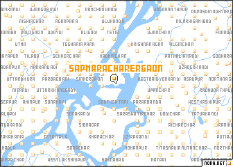 map of Sāpmāra Charergaon