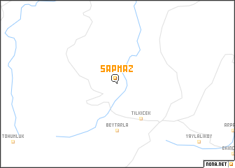 map of Sapmaz