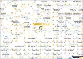 map of Sapotille