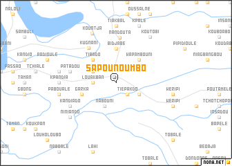 map of Sapounoumbo