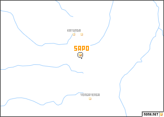 map of Sapo