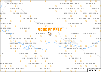 map of Sappenfeld