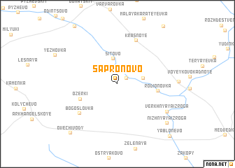 map of Sapronovo