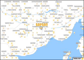 map of Sapsan