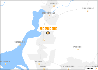 map of Sapucaia