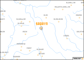 map of Sāqayn