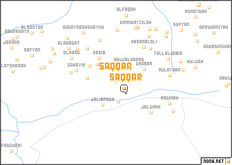 map of Saqqār