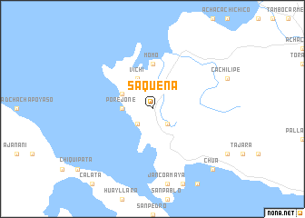 map of Saquena