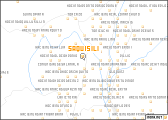map of Saquisilí