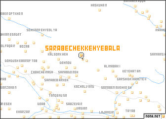 map of Sarāb-e Chekkeh-ye Bālā