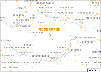 map of Sarāb-e Sūrī