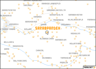 map of Sarāb Pardeh