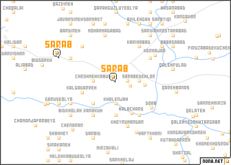 map of Sarāb