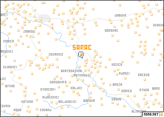 map of Šarac