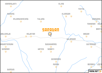 map of Saradan