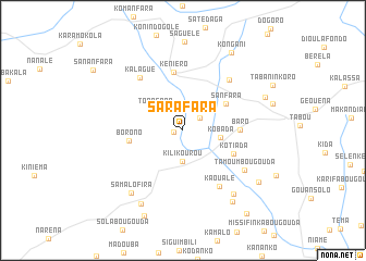 map of Sarafara