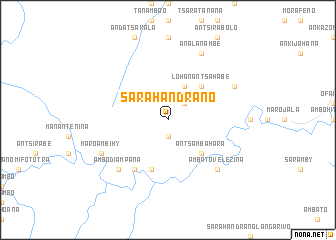 map of Sarahandrano