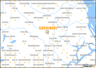 map of Saraibāri