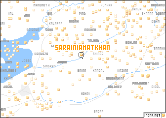 map of Sarāi Niāmat Khān
