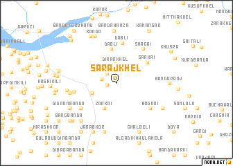 map of Sarāj Khel