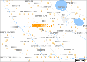 map of Sarākān ‘Olyā