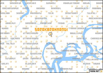 map of Sarak Brāhmandi