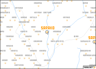 map of Sarako