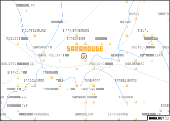 map of Sara Moudé