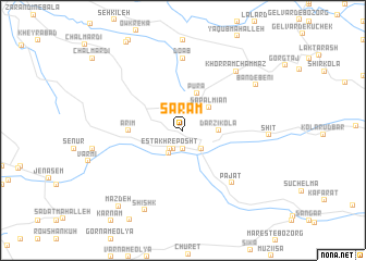 map of Sāram