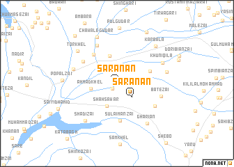 map of Sarānān