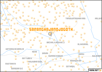 map of Sārang Hājāno jo Goth