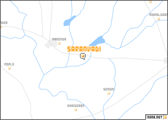 map of Saranvādi