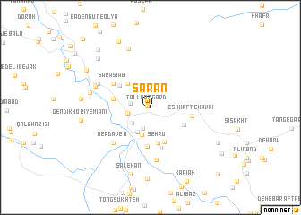 map of Sārān