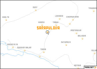 map of Sarapulova