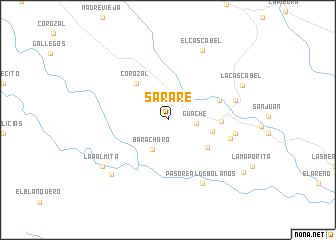 map of Sarare